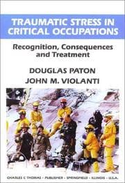 Tapa de Traumatic stress in critical occupations