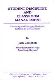 Tapa de Student Discipline and Classroom Management