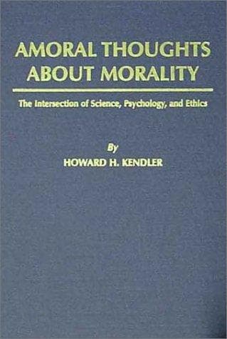 Tapa de Amoral Thoughts About Morality