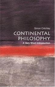 Tapa de Continental philosophy