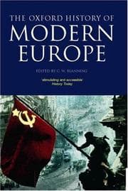 Tapa de The Oxford history of modern Europe