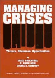 Tapa de Managing crises
