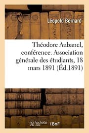 Tapa de Théodore Aubanel, conférence. Association générale des étudiants, 18 mars 1891