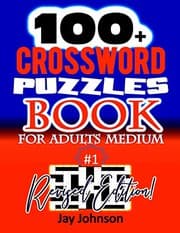 Tapa de 100+ Crossword Puzzle Book For Adults Medium Revised Edition