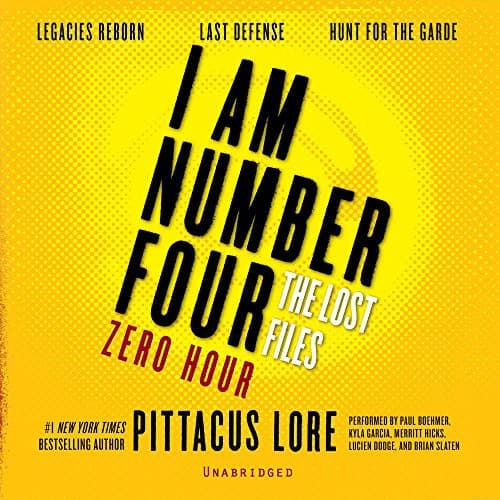 Tapa de I Am Number Four : The Lost Files : Zero Hour Lib/E