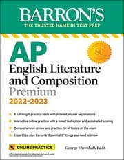 Tapa de AP English Literature and Composition Premium, 2022-2023