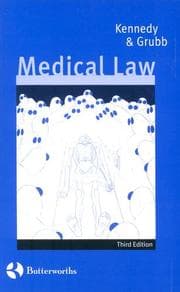 Tapa de Medical law