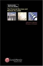 Tapa de The Financial Services and Markets Act 2000