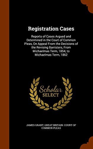 Tapa de Registration Cases