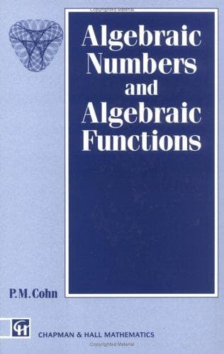 Tapa de Algebraic numbers and algebraic functions