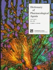 Tapa de Dictionary of pharmacological agents