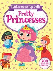 Tapa de Sticker Dress-Up Dolls Pretty Princesses