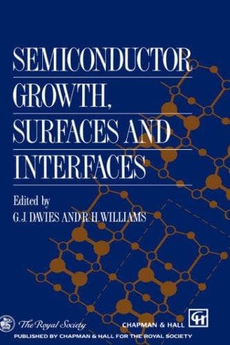 Tapa de Semiconductor growth, surfaces, and interfaces