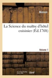 Tapa de La Science Du Maître d'Hôtel Cuisinier. Volume 1