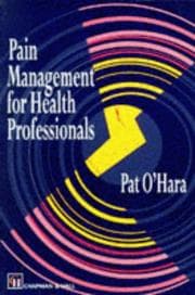 Tapa de Pain management for health professionals