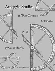 Tapa de Arpeggio Studies in Two Octaves for the Cello