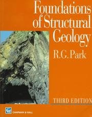 Tapa de Foundations of structural geology