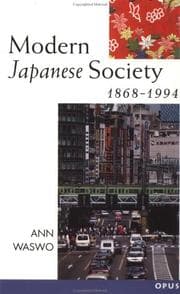 Tapa de Modern Japanese society, 1868-1994