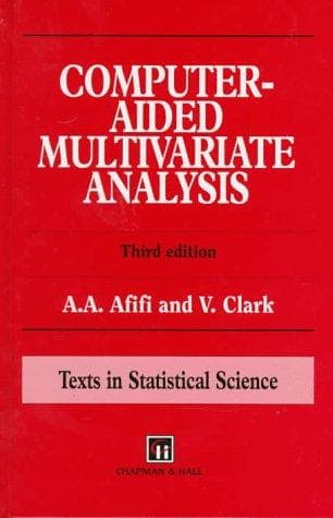 Tapa de Computer-aided multivariate analysis