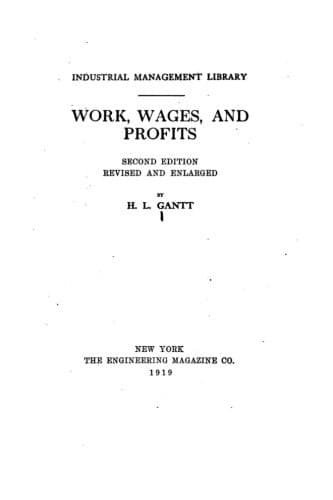 Tapa de Work, Wages, and Profits