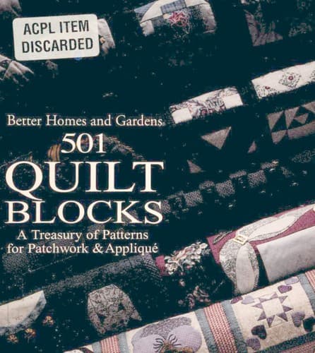 Tapa de 501 Quilt Blocks