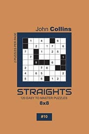 Tapa de Straights - 120 Easy To Master Puzzles 8x8 - 10