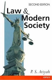 Tapa de Law and modern society