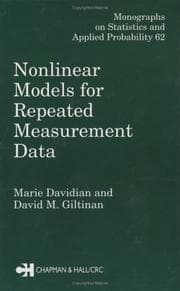 Tapa de Nonlinear models for repeated measurement data