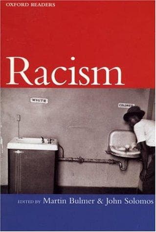 Tapa de Racism (Oxford Readers)