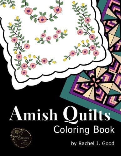Tapa de Amish Quilts Coloring Book