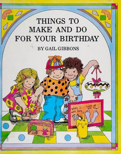 Tapa de Things to make and do for your birthday