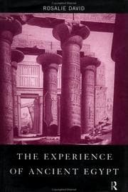 Tapa de The Experience of Ancient Egypt (Experience of Archaeology)