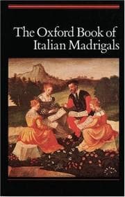 Tapa de The Oxford Book of Italian Madrigals