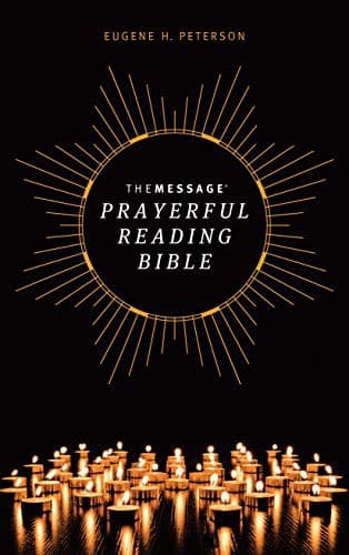 Tapa de The Message Prayerful Reading Bible