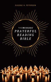 Tapa de The Message Prayerful Reading Bible