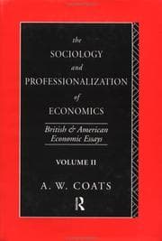 Tapa de The sociology and professionalization of economics