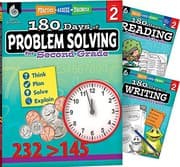 Tapa de 180 Days 3 Book Bundle - Reading, Writing & Problem Solving