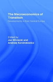 Tapa de The Macroeconomics of transition