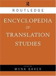 Tapa de Routledge encyclopedia of translation studies