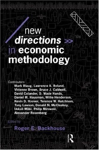 Tapa de New directions in economic methodology