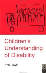 Tapa de Children's understanding of disability