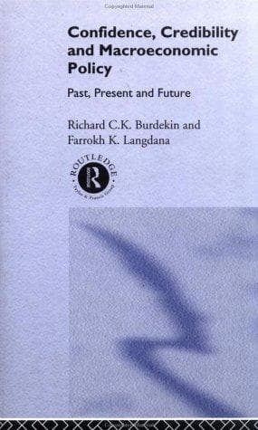 Tapa de Confidence, credibility, and macroeconomic policy