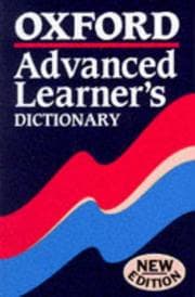 Tapa de Oxford Advanced Learner's Dictionary of Current English