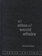Tapa de An Atlas of World Affairs