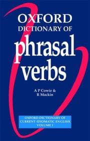 Tapa de Oxford Dictionary of Phrasal Verbs
