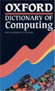 Tapa de Oxford Dictionary of Computing for Learners of English