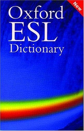 Tapa de The Oxford ESL dictionary