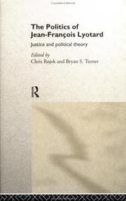 Tapa de The politics of Jean-François Lyotard