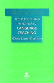 Tapa de Techniques and principles in language teaching