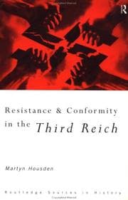 Tapa de Resistance and conformity in the Third Reich
